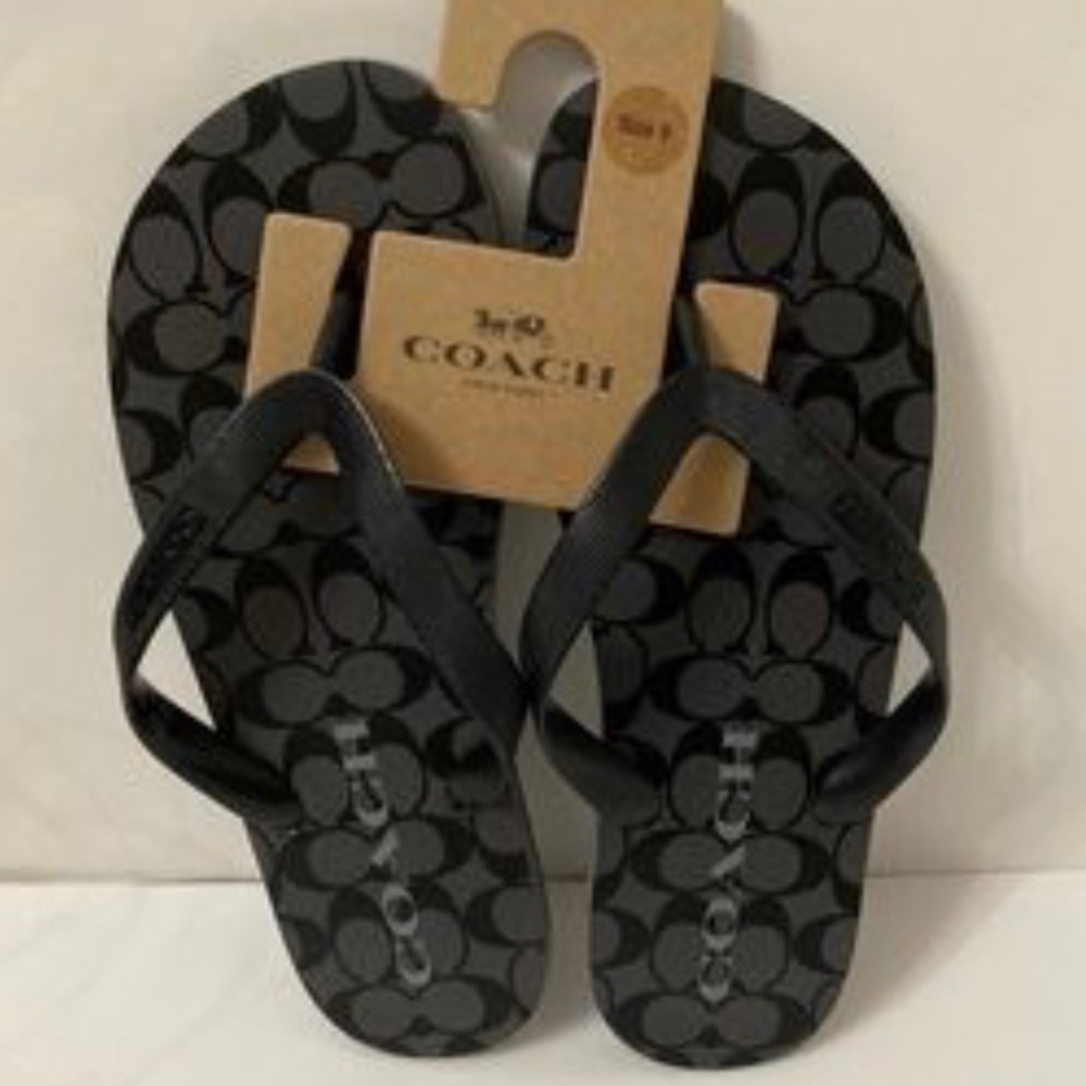 *MUST GO* Fall sale!! 🍁 - Coach zak flip flop - NWT - 2 colors!